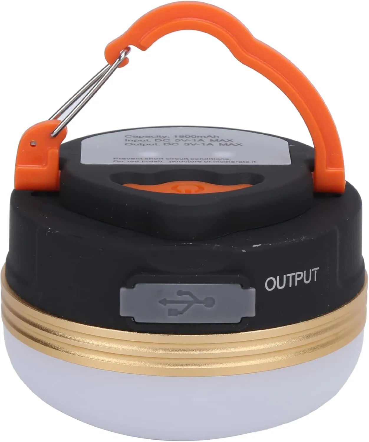 OUKENS Tent Light Lightweight, Portable USB Rechargeable Outdoor Lighting Equipment, Bright Pocket Light Mini Working Lights for Adventurer Camping Travelling