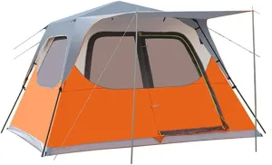 Outdoor Camping Camping Tent 6 Person Instant Cabin Family Tent, Easy Set Up for Camp Backpacking ng Outdoor (B) (B)
