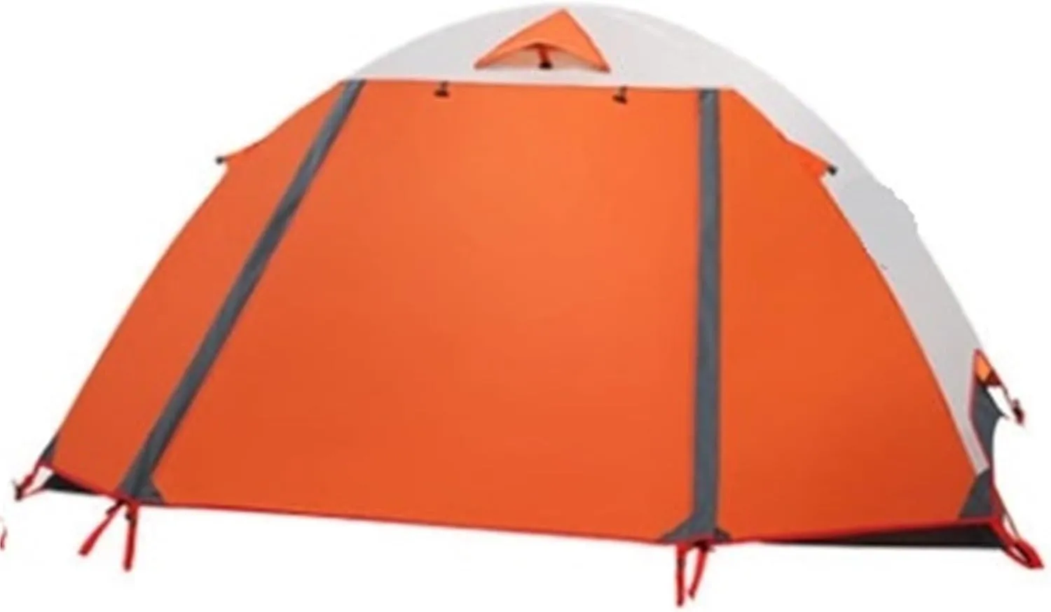 Outdoor Four Seasons Mountaineering Tent Double-Layer Aluminum Pole Windproof Rainproof Camping Portable Tent