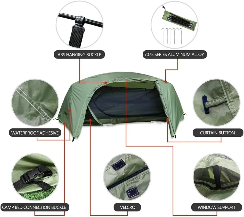 Outdoor Single Light Tent Bed Mosquito Net Mosquito Control in The Field