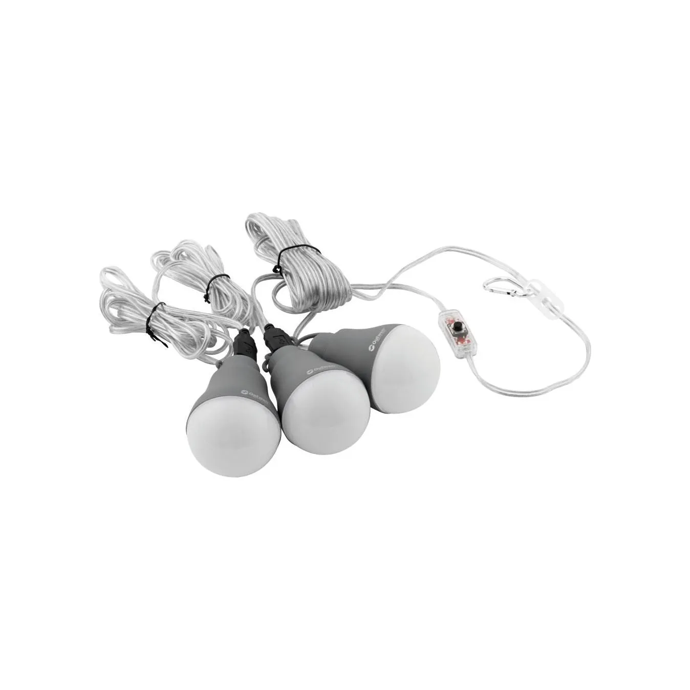 Outwell Epsilon Bulb Set of 3 Tent Awning Lights USB 12V Lighting