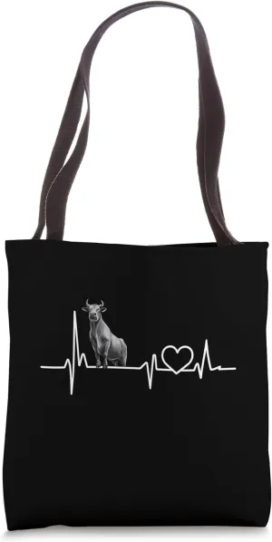 Ox Heartbeat Tote Bag