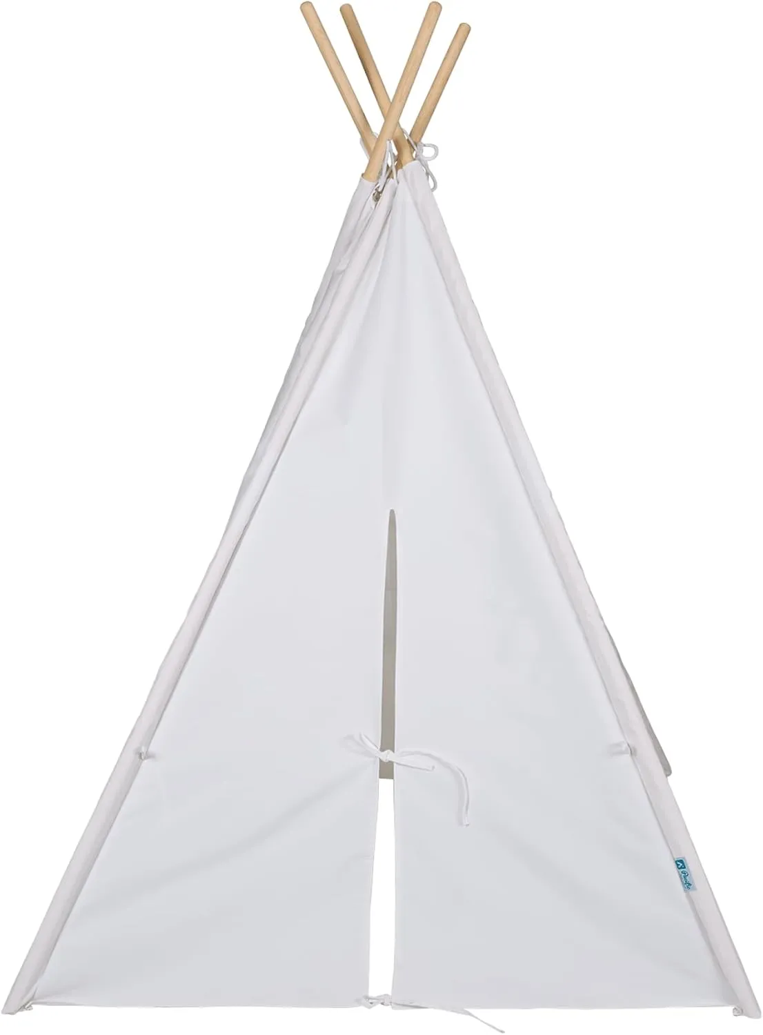 Pacific Play Tents 39720 White Teepee Play Tent, 45" x 45" x 64" High