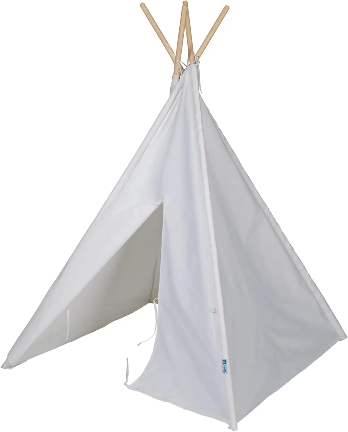 Pacific Play Tents 39720 White Teepee Play Tent, 45" x 45" x 64" High