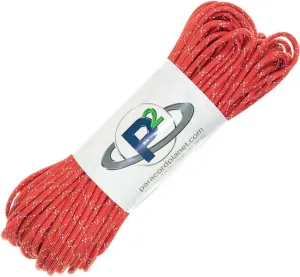 Paracord Planet 700lb Criss Cross Double-Reflective Paracord - 2 Bright Retro-Reflective Tracers for The Best in High-Visibility Cord - 100% Nylon Cord is Made in The USA