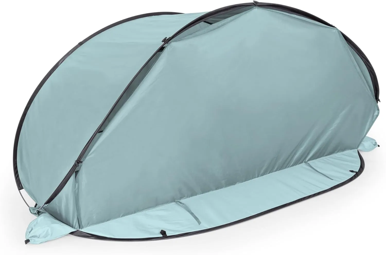 PICNIC TIME Manta Portable Beach Tent, Pop Up Tent, Beach Sun Shelter Pop Up, Beach Umbrella (Light Blue)