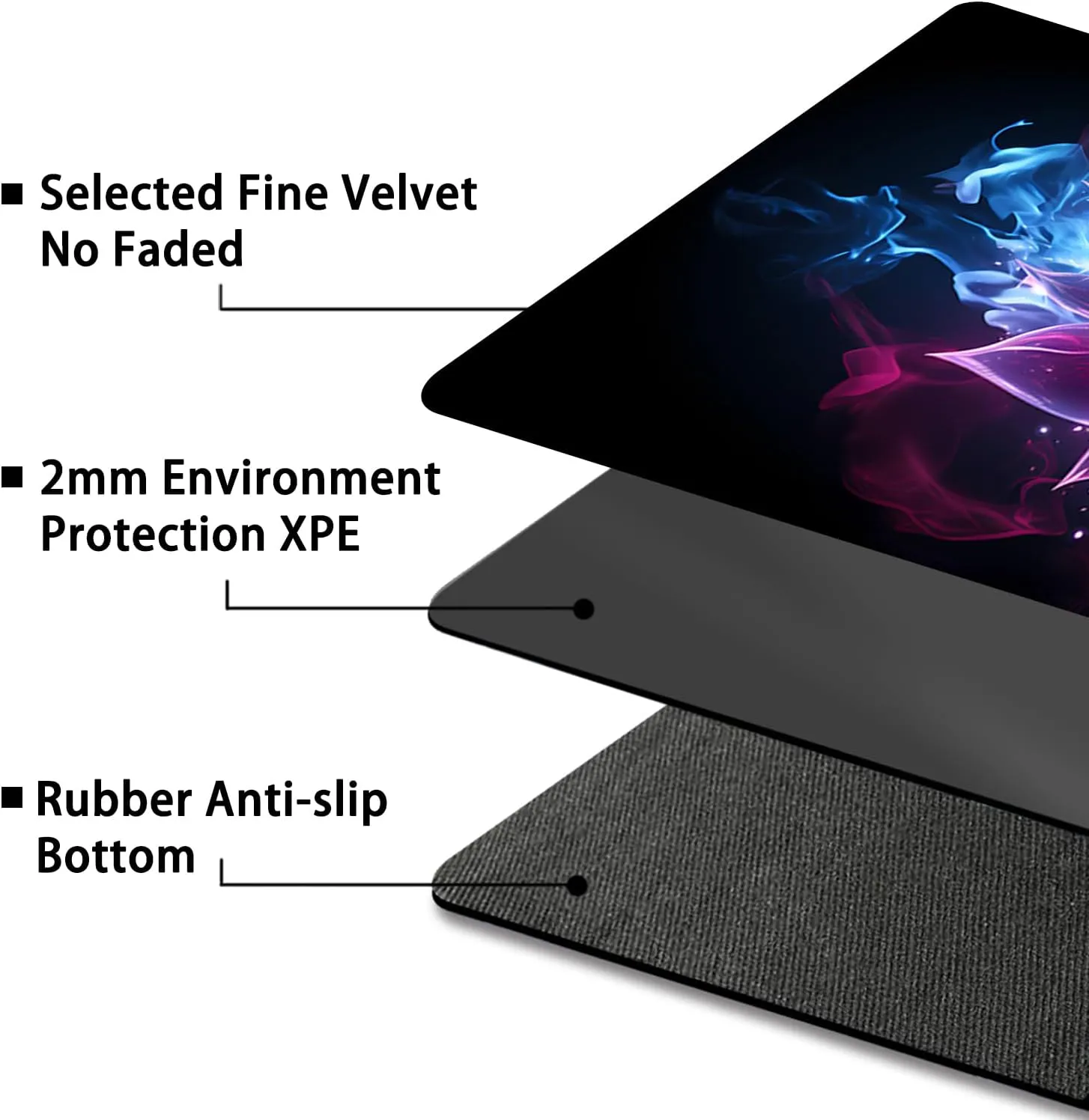 Playmat for MTG, with Free Storage Bags,Game Mat 24 x 14 inches, TCG and Board Game Mat for Cards,Mousepad Desk Mats (Lotus 2-Regular)