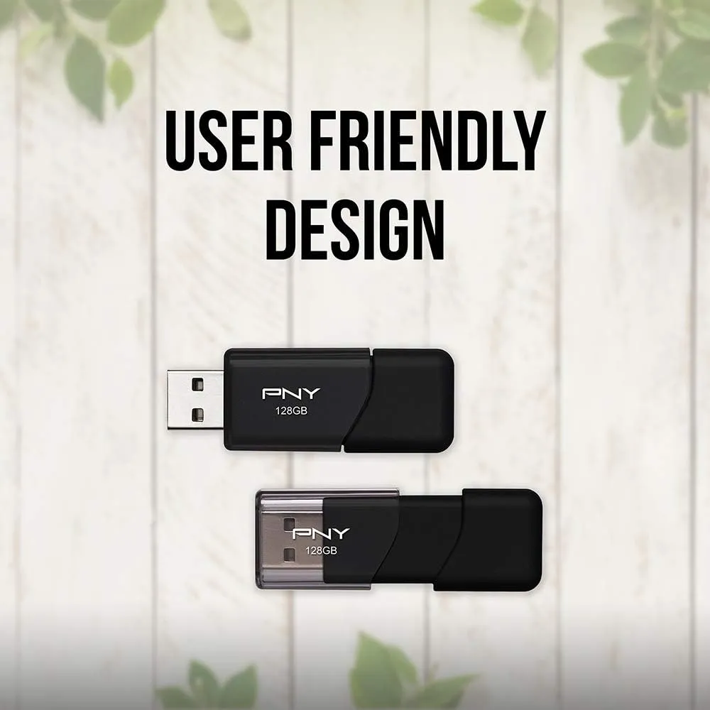 PNY 16GB Attaché 3 USB 2.0 Flash Drive, Black 10 Count (Pack of 1)