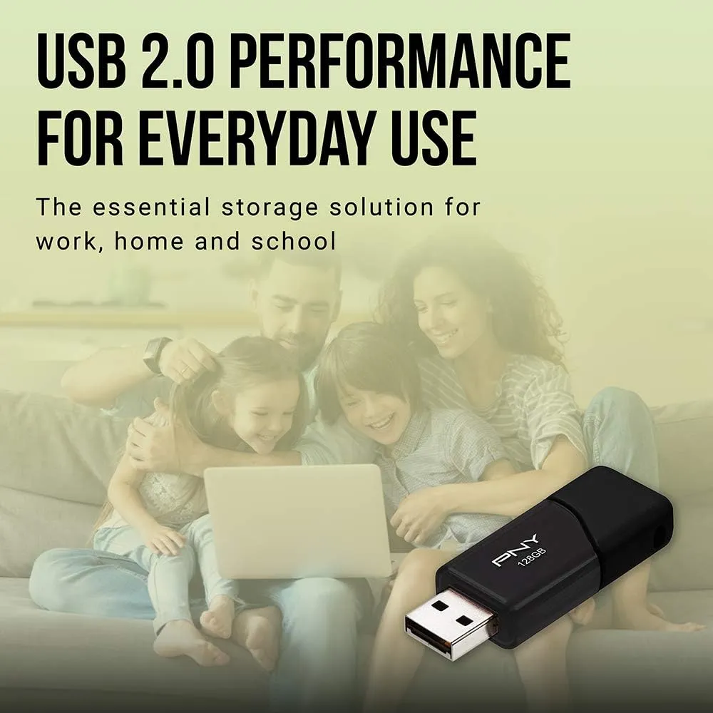 PNY 16GB Attaché 3 USB 2.0 Flash Drive, Black 10 Count (Pack of 1)