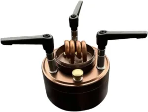 Portable Alcohol Stovetop Outdoor, Sturdy,Small,Compact Furnace Camping Burner for Backpacking Trips Hiking Camping Tea