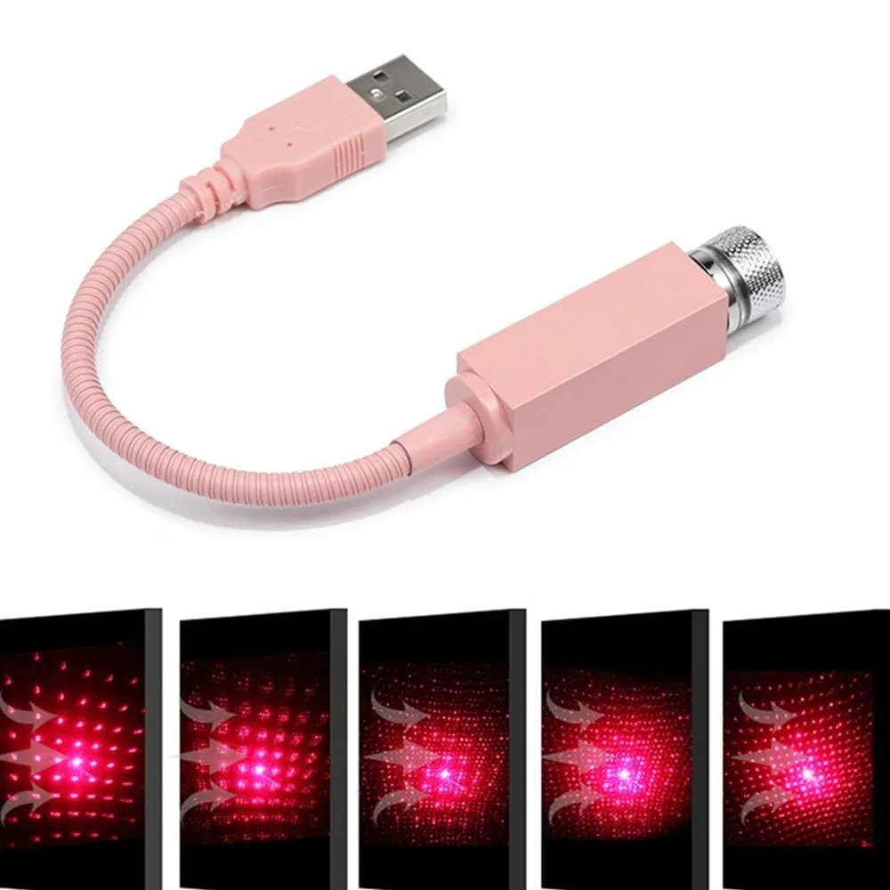 Portable Car Starry Laser USB Projector