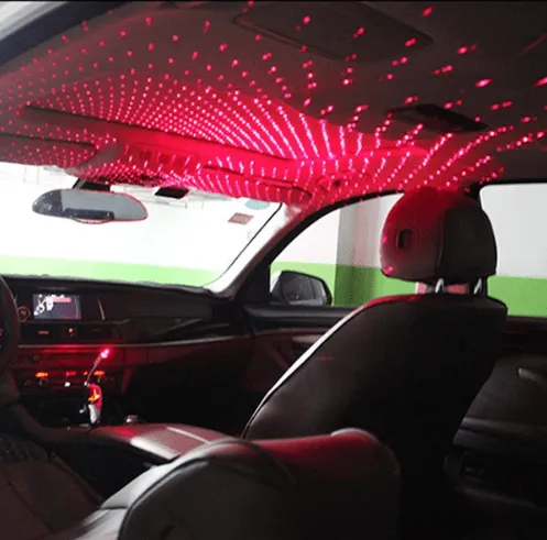Portable Car Starry Laser USB Projector