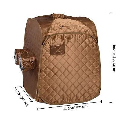 Portable Folding Steam Sauna Tent Box Case Sauna Spa Accessory Full Body Home
