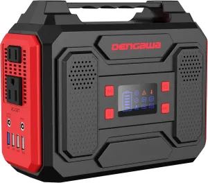 Power Bank with AC Outlet 250Wh, Solar Generator Power Bank, 300W Portable Power Station,110V Small Portable Generator for Home Use Camping Emergency Hunting Outdoor