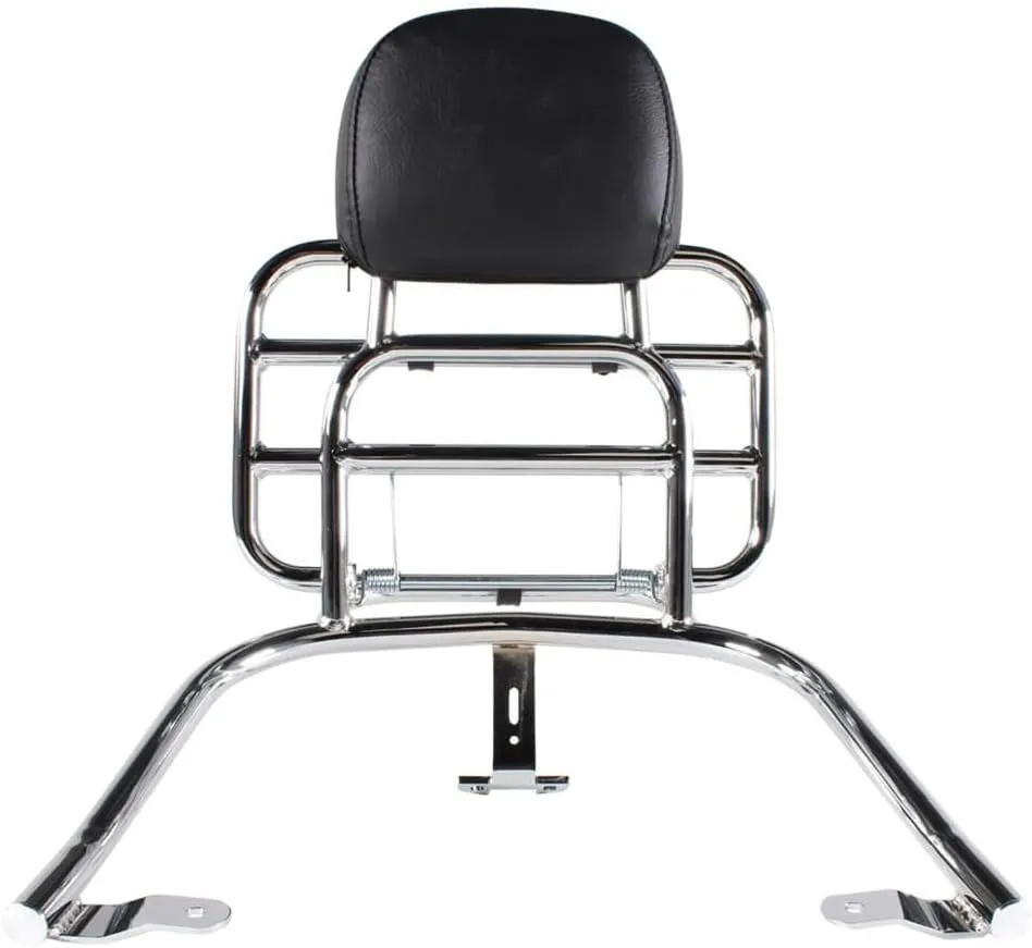 Prima Rear Rack (Backrest, Chrome); Vespa GTS