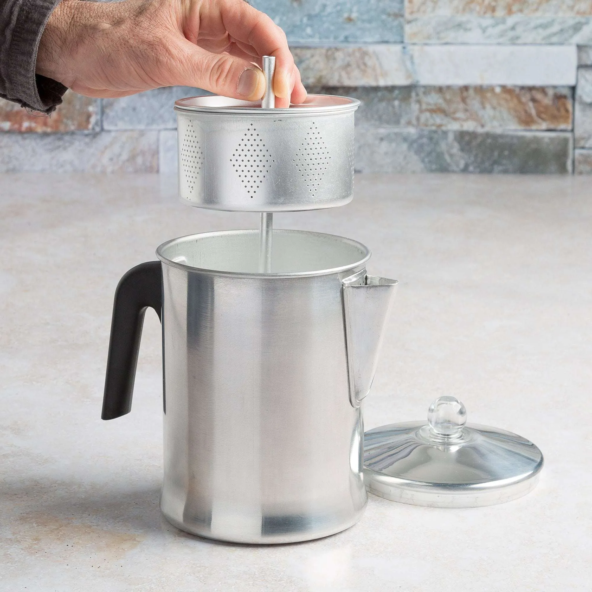 Primula Stovetop Percolator Coffee Pot, 9 Cup