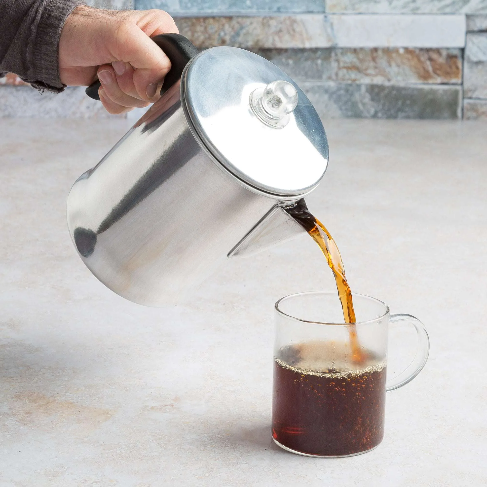 Primula Stovetop Percolator Coffee Pot, 9 Cup