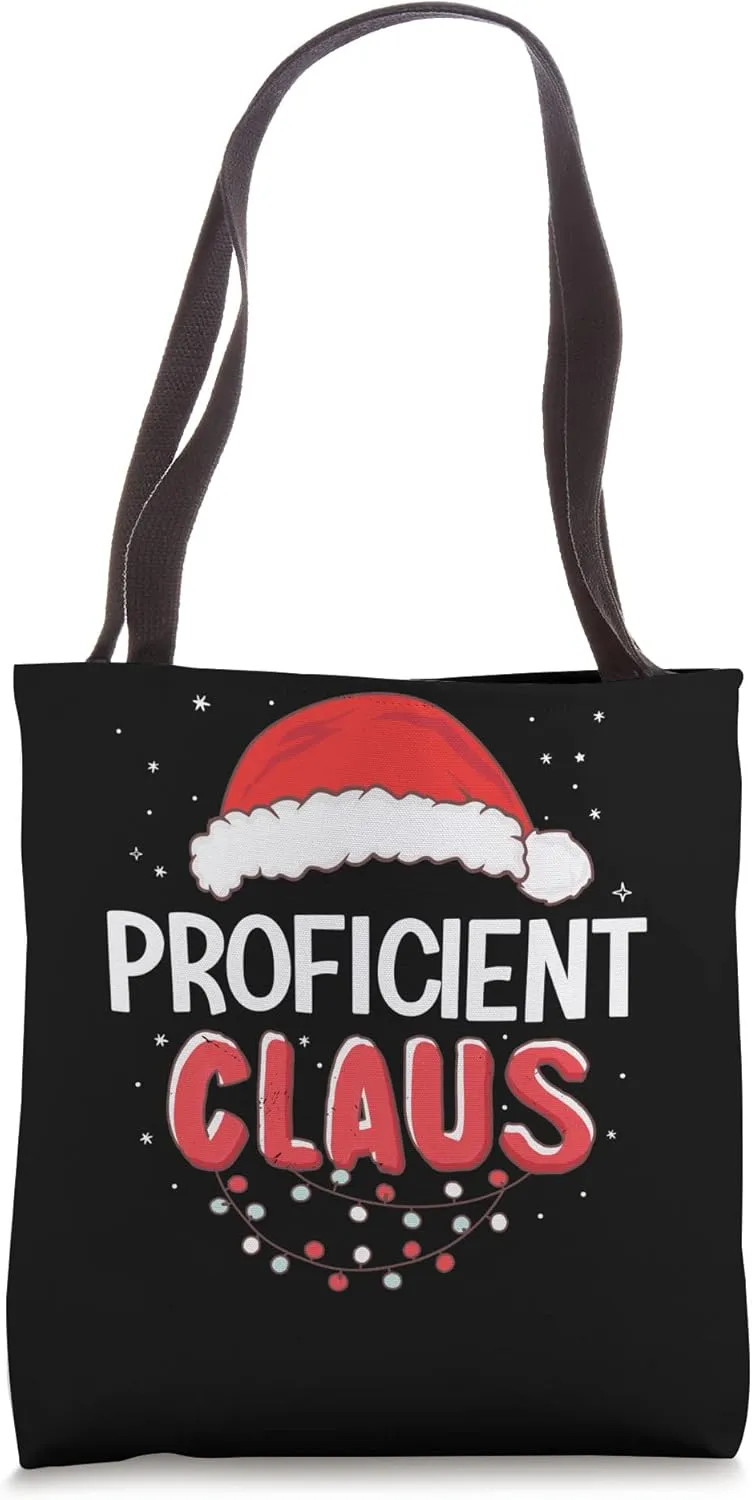 Proficient Santa Claus Christmas Matching Costume Tote Bag