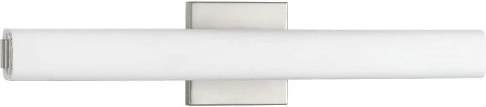 Progress Lighting Beam LED Collection 22" Etched Opal Glass Modern Bath Vanity Light Brushed Nickel