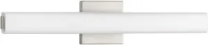 Progress Lighting Beam LED Collection 22" Etched Opal Glass Modern Bath Vanity Light Brushed Nickel