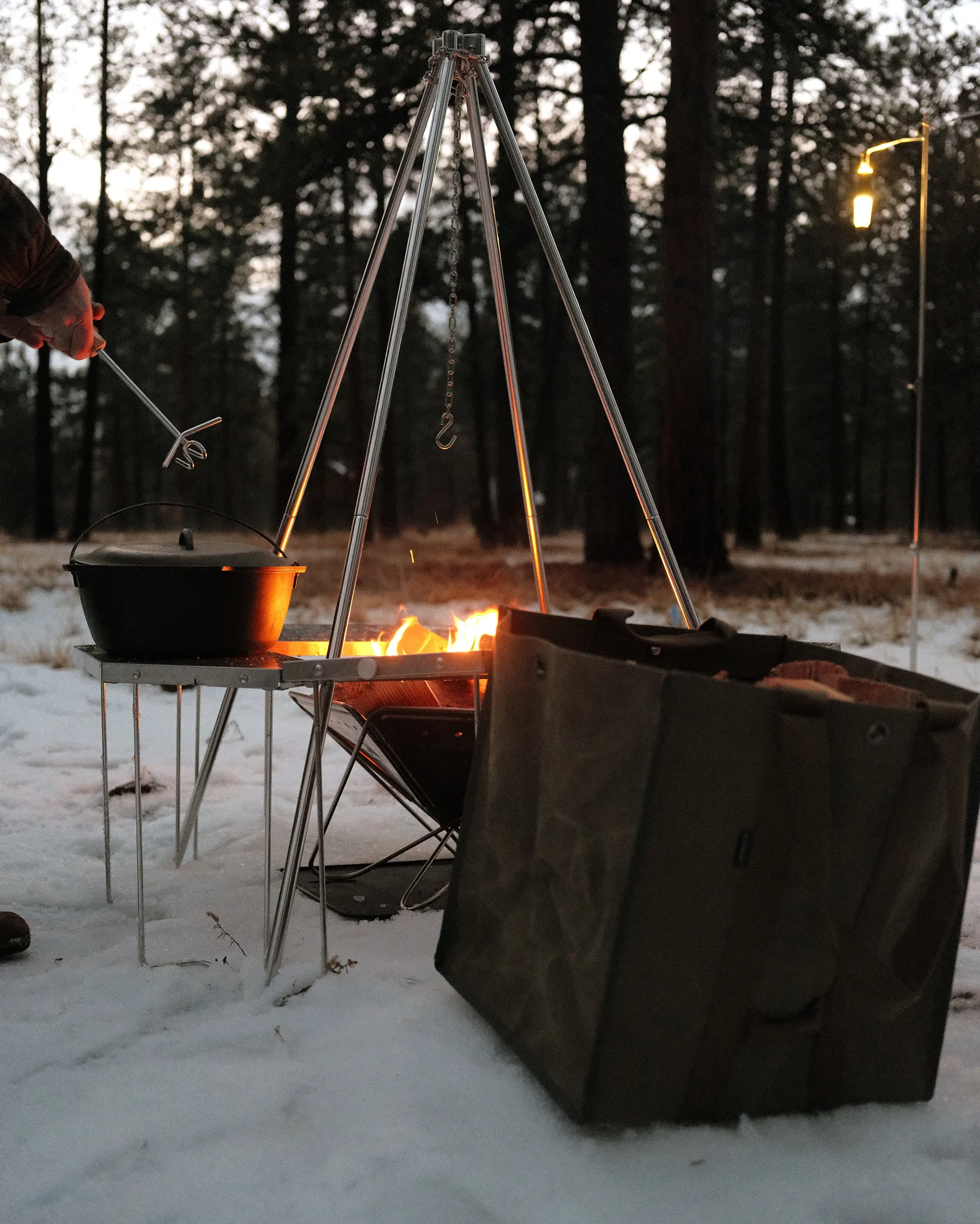 Quadrapod Stainless Steel Cooking Rack