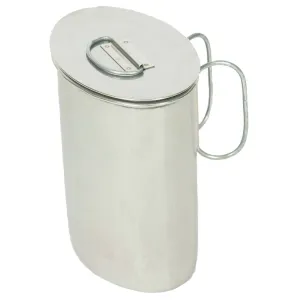 Quart Pot 1.5 Pint Oval Stainless Steel