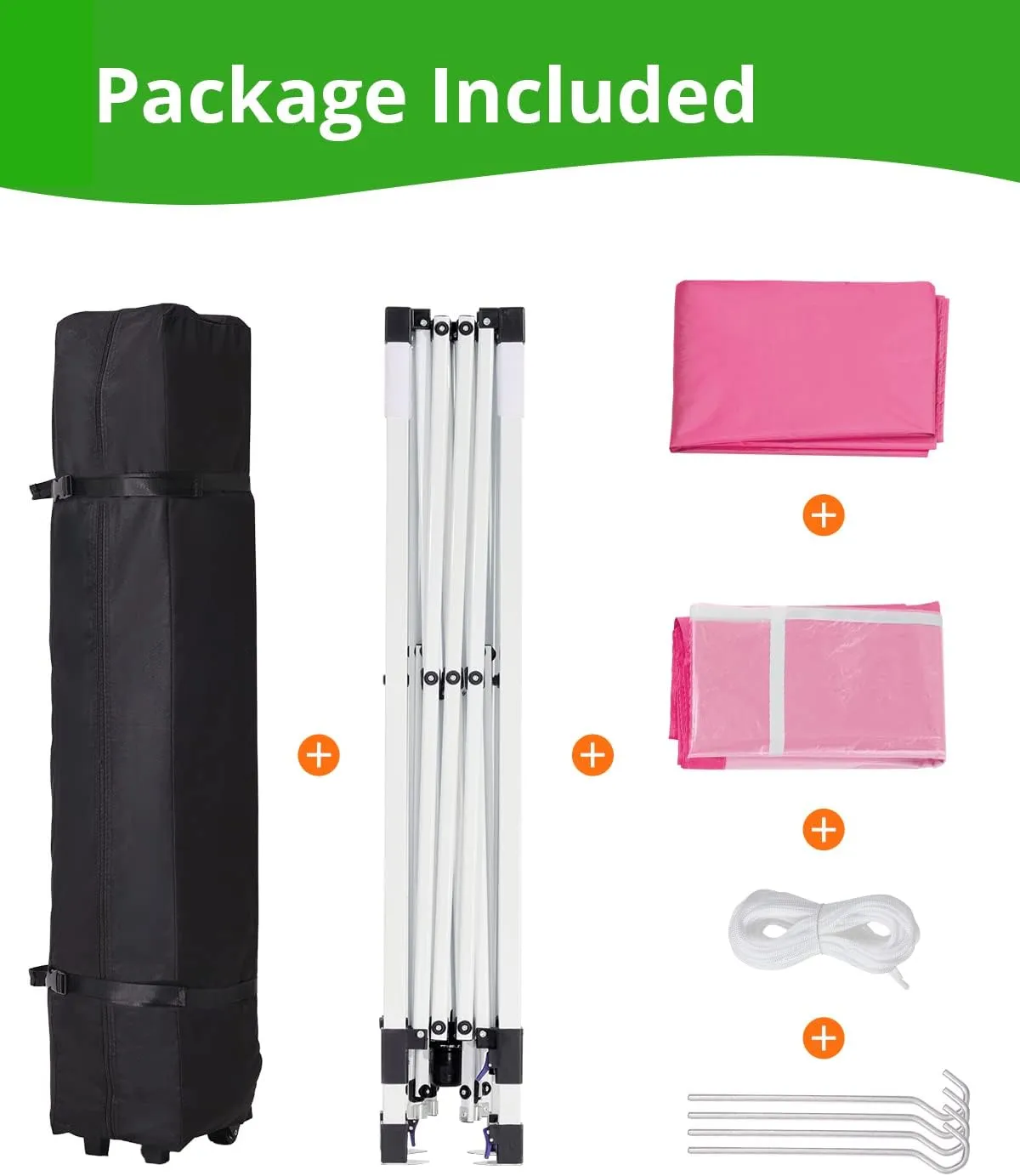 Quictent Easy Pop up Canopy Tent 10'x10' with 4 Detachable Window Sidewalls, One Person Setup, Waterproof Outdoor Portable Vendor Event Tent Shelter Enclosed, Wheeled Bag Included