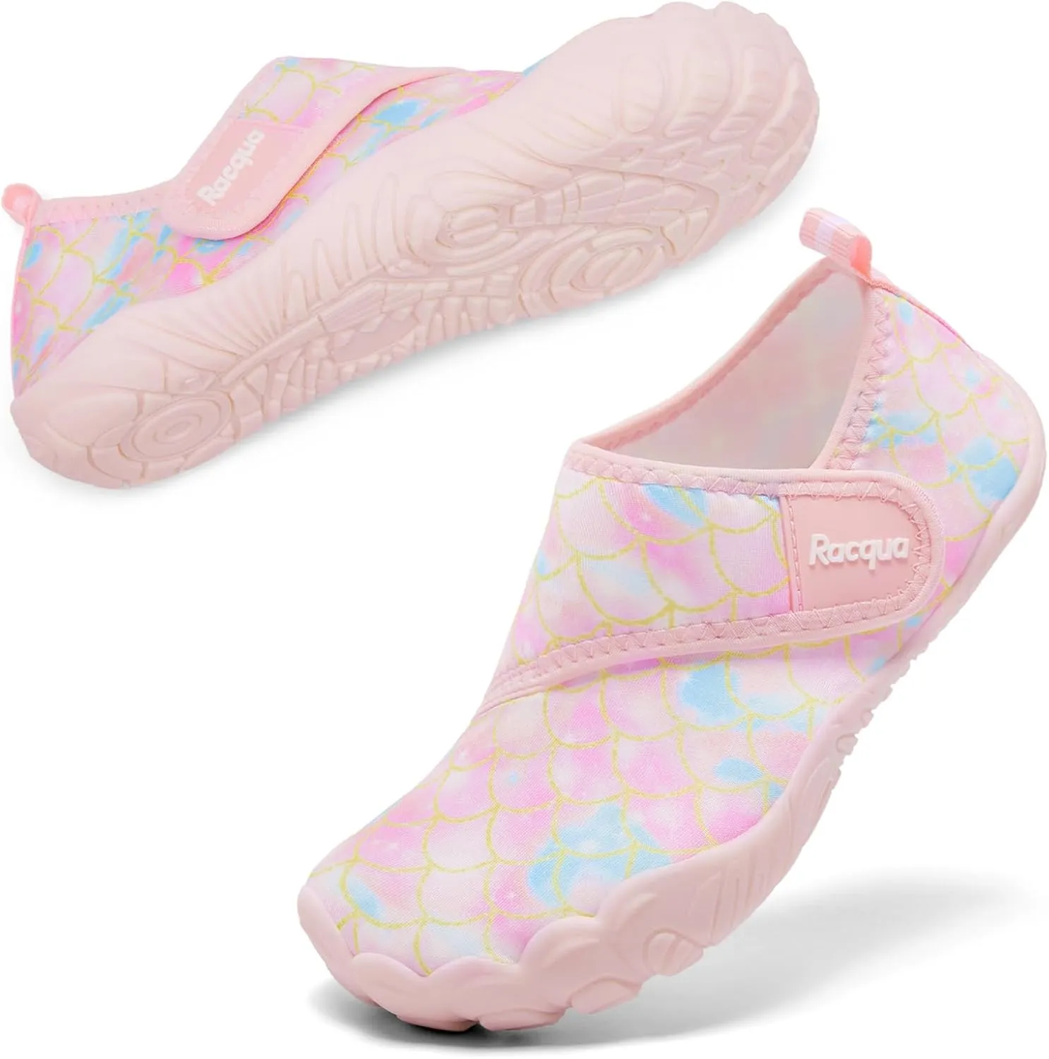 Racqua Boy's Girl's Kids Water Shoes Quick Dry Barefoot Swim Aqua Lightweight Sport Shoes(Little Kid/Big Kid)