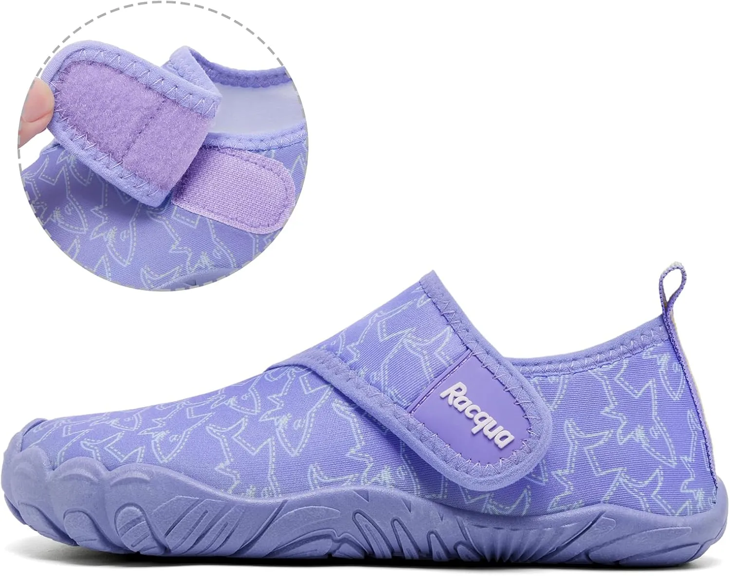 Racqua Boy's Girl's Kids Water Shoes Quick Dry Barefoot Swim Aqua Lightweight Sport Shoes(Little Kid/Big Kid)