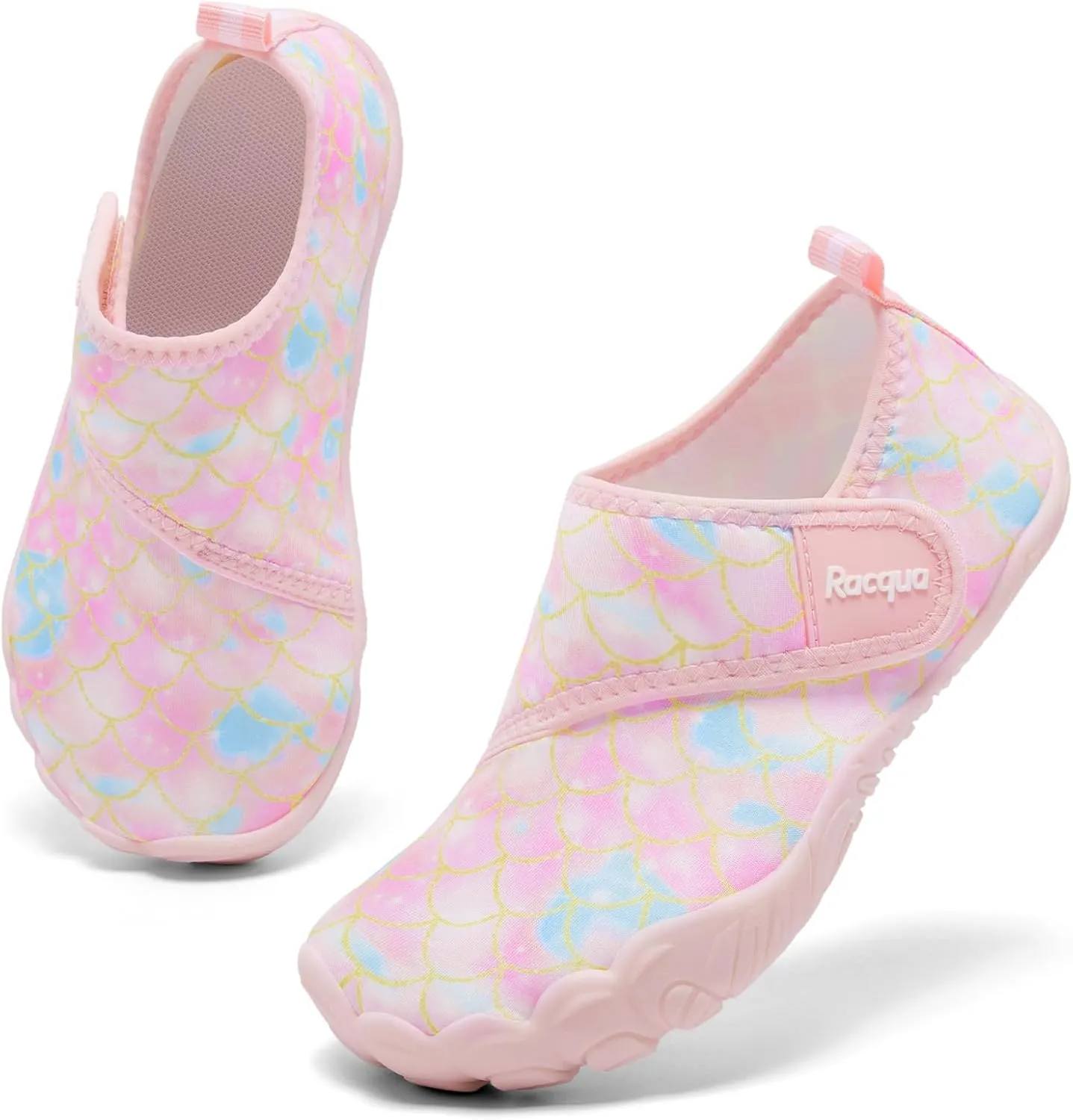 Racqua Boy's Girl's Kids Water Shoes Quick Dry Barefoot Swim Aqua Lightweight Sport Shoes(Little Kid/Big Kid)