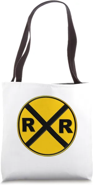 Railroad Crossing Tote Bag