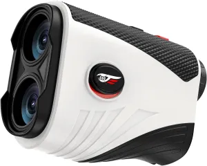 Range Finders Golf,1200 Yards Laser Golf Rangefinder with Slope,7X Magnification,IP54 Waterproof,Rechargeable Battery Magnetic Strip Laser Rangefinders,Pin Flag Pole Lock(Pearl White)