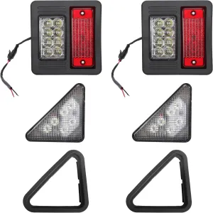 Rear LED Headlight LED Light Kit fit for Bobcat T300/T320/T190/T200/T250/T140/T180/751/753/763/773/863/864/873/883/963/A220/A300/S130/S150/S160/S175/S185/S205 S220/S250/S300/S330 7259523 7259524