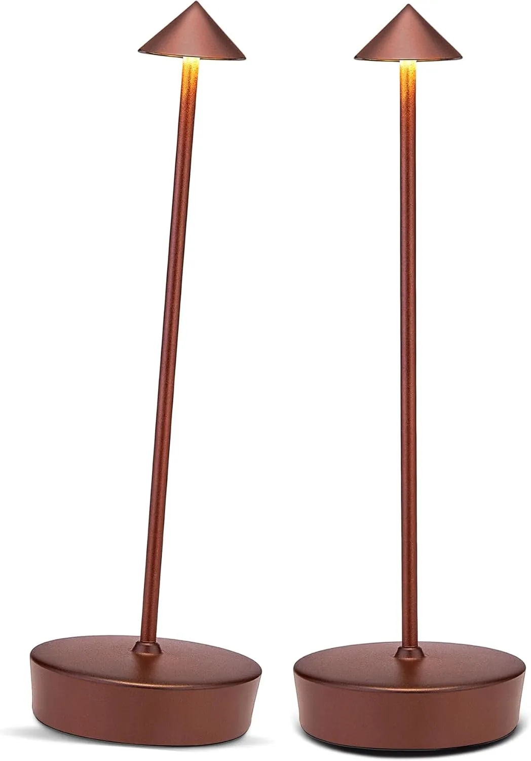 Rechargeable Cordless Table Lamp, 7000mAh Portable Led Table Light 2 Pack, Battery Operated Lamp Waterproof, Outdoor Table Lamp for Dining Restaurant Patio Bedroom Office