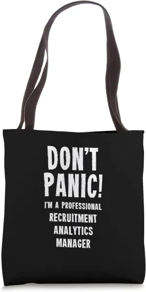 Recruitment Analytics Manager Tote Bag