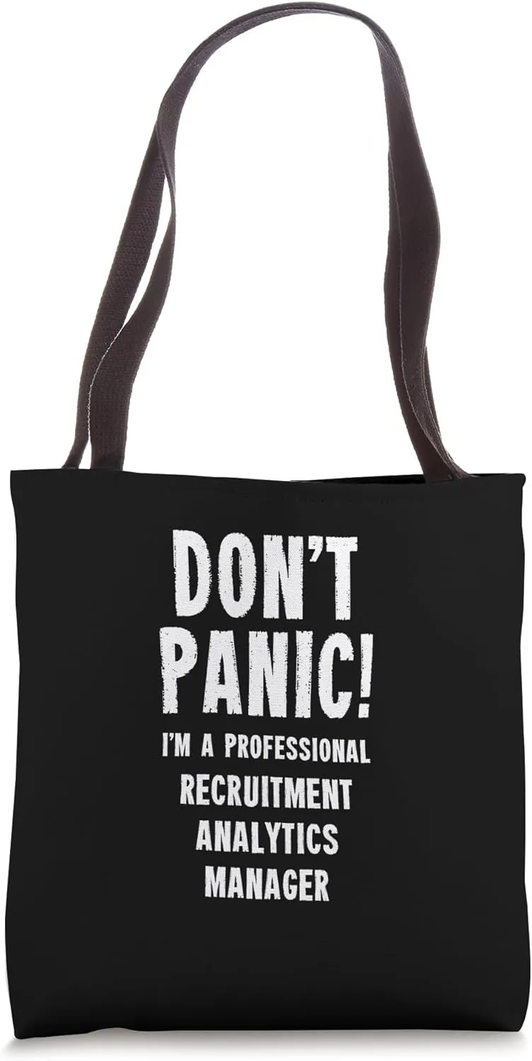 Recruitment Analytics Manager Tote Bag