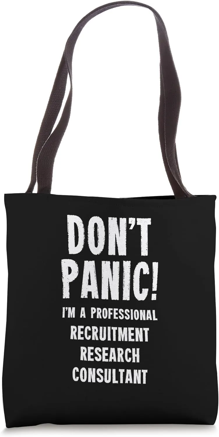 Recruitment Research Consultant Tote Bag