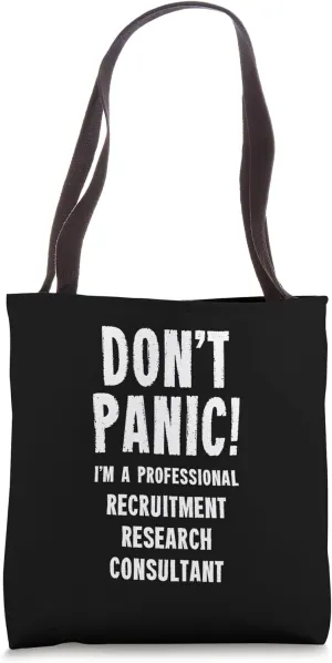 Recruitment Research Consultant Tote Bag