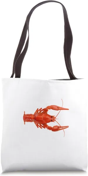 Red Crayfish Tote Bag