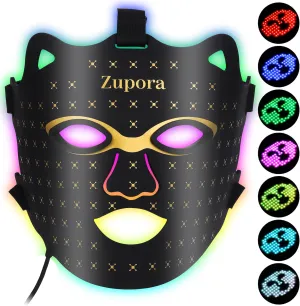 Red Light Therapy for Face, Portable Led Face Mask Light Therapy with Remote
