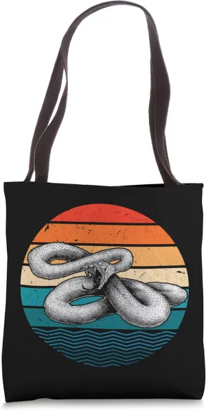 Retro Reptile Vintage Snake Tote Bag