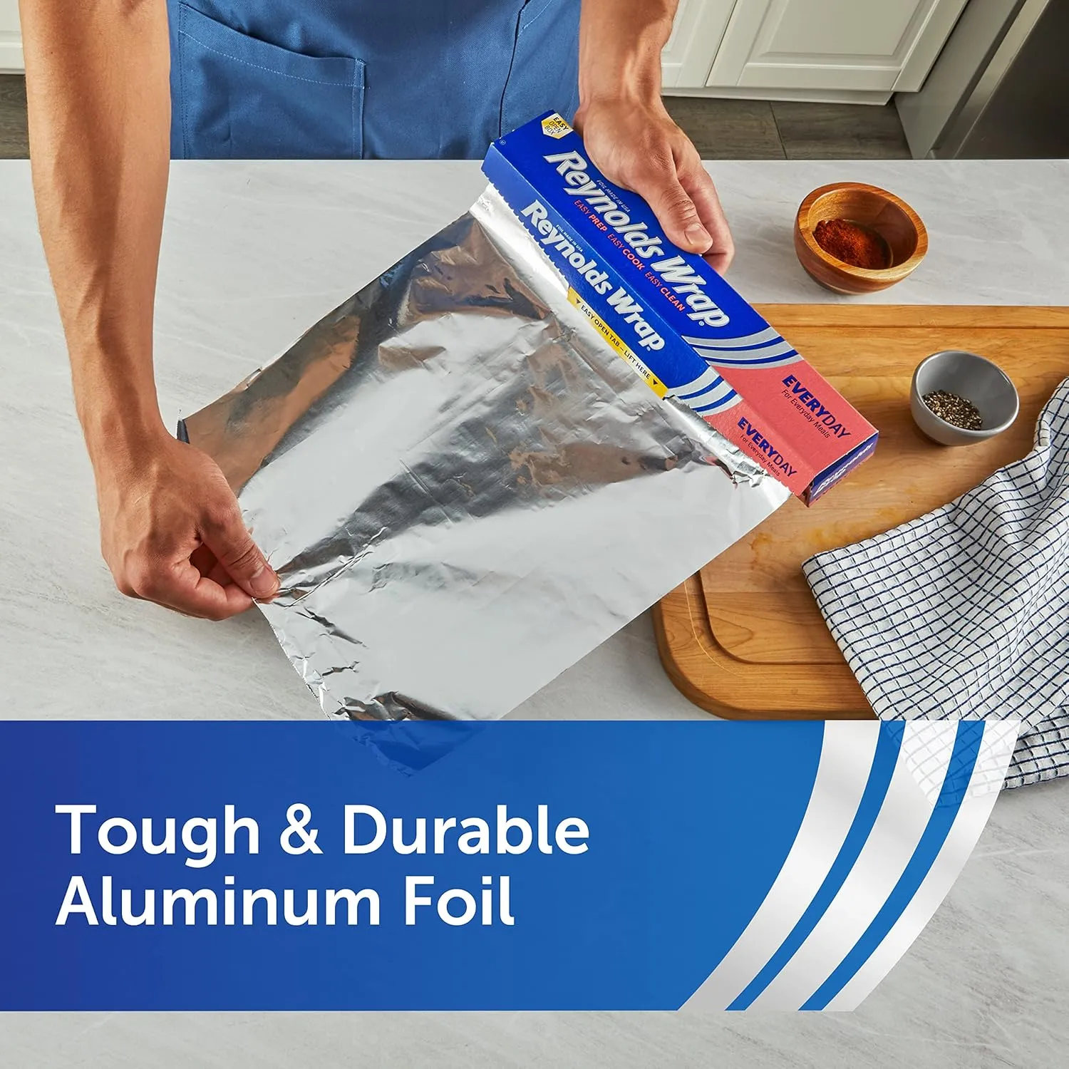 Reynolds Wrap Standard Aluminum Foil, 2 boxes of 175 Square Feet (350 Total)
