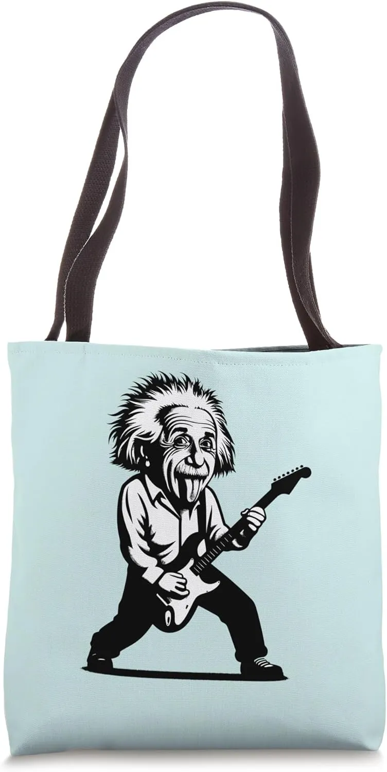 Rockstar Genius – Funny Physics & Music Mashup Tote Bag