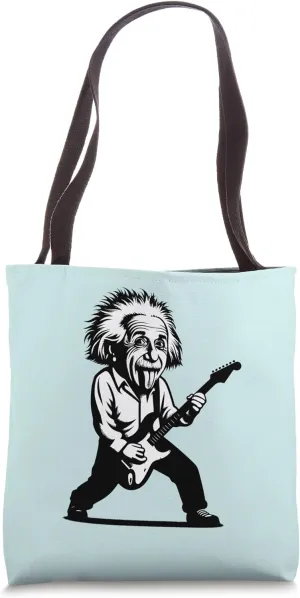 Rockstar Genius – Funny Physics & Music Mashup Tote Bag