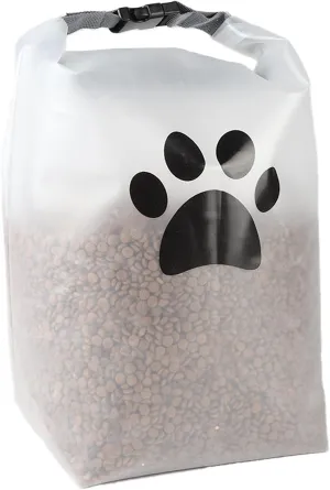 Roll Top Dog Food Travel Bag 42cup,Travel Dog Food Container,Reusable EVA Dog Food Bag,Waterproof Dog Kibble Container,Dog Camping Essential-Ideal for Dog Boarding,Weekend Getaways
