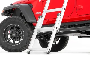 Rough Country 99049 Roof Top Tent Rack Mount 12 Volt Accessory w/Ladder Extension and LED Light Kit Rough Country