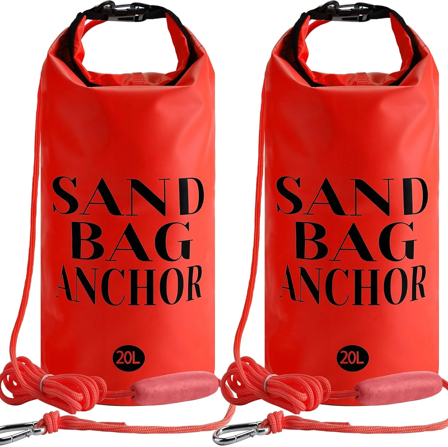 RunNico 500D Sand Anchor for Small Boats,2 in 1 PWC Jet Ski Anchor Kit with Adjustable Buoy,Waterproof Dry Bag for Jet Ski, Kayak, Boat, Watercraft and Canoe
