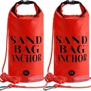 RunNico 500D Sand Anchor for Small Boats,2 in 1 PWC Jet Ski Anchor Kit with Adjustable Buoy,Waterproof Dry Bag for Jet Ski, Kayak, Boat, Watercraft and Canoe