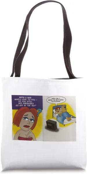 Rusty Warren Naughty Card No Had Enough design Tote Bag