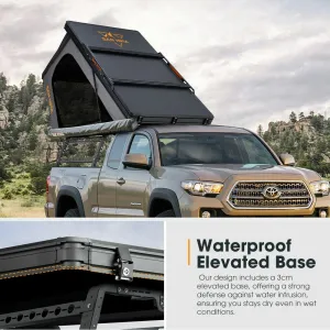 San Hima Kalbarri Gen 2 Roof Top Tent Hard Shell   Universal Ute Tub Rack